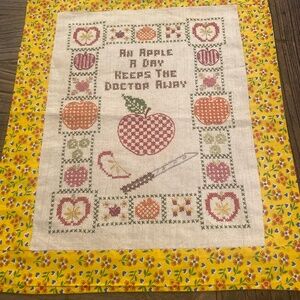 VINTAGE LOVERS. I made this in 1970’s I completely hand embroidered and sewn